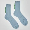 Oysters Socks in Cielo