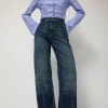 Palerma Biker Pants in Navy
