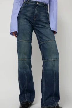 Palerma Biker Pants in Navy