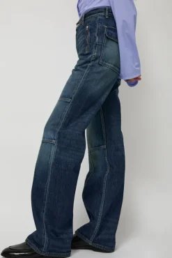 Palerma Biker Pants in Navy