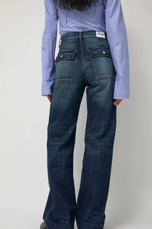 Palerma Biker Pants in Navy