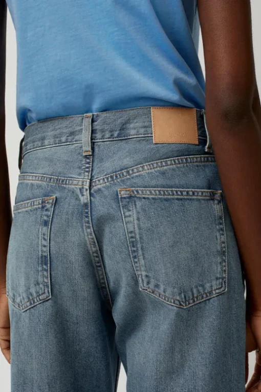 Pitched Baggy Jean in Americana Blue