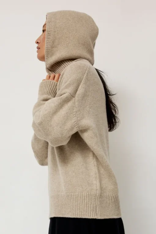 Plain Hood in Beige