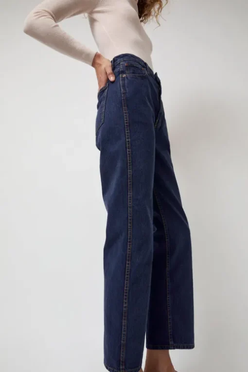 Plein High Rise Straight in Van Blue