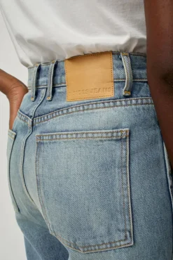 Plein High Straight Jean in Hudson Wash