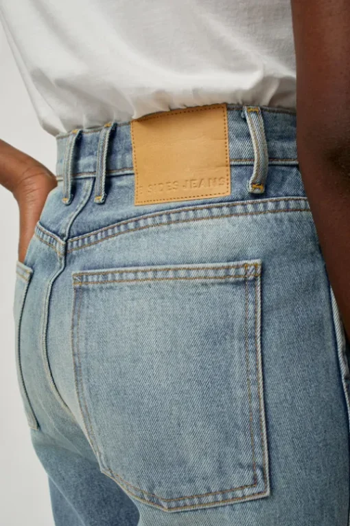 Plein High Straight Jean in Hudson Wash