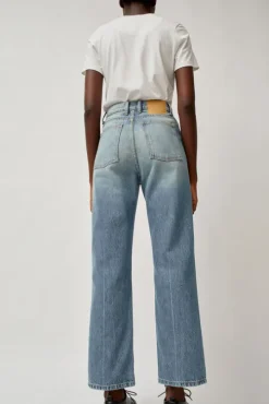 Plein High Straight Jean in Hudson Wash