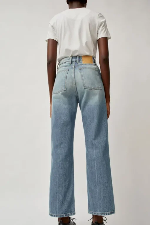 Plein High Straight Jean in Hudson Wash