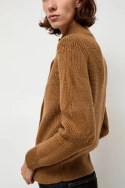 Raw Blouson Cardigan in Bronze