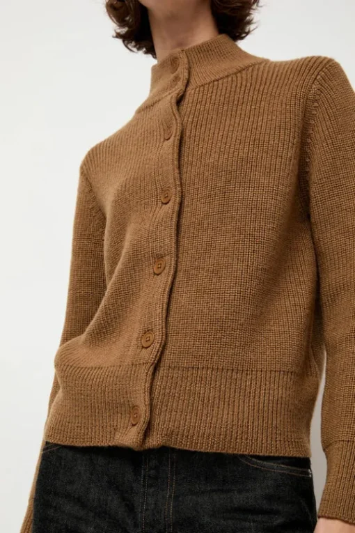 Raw Blouson Cardigan in Bronze