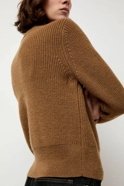 Raw Blouson Cardigan in Bronze