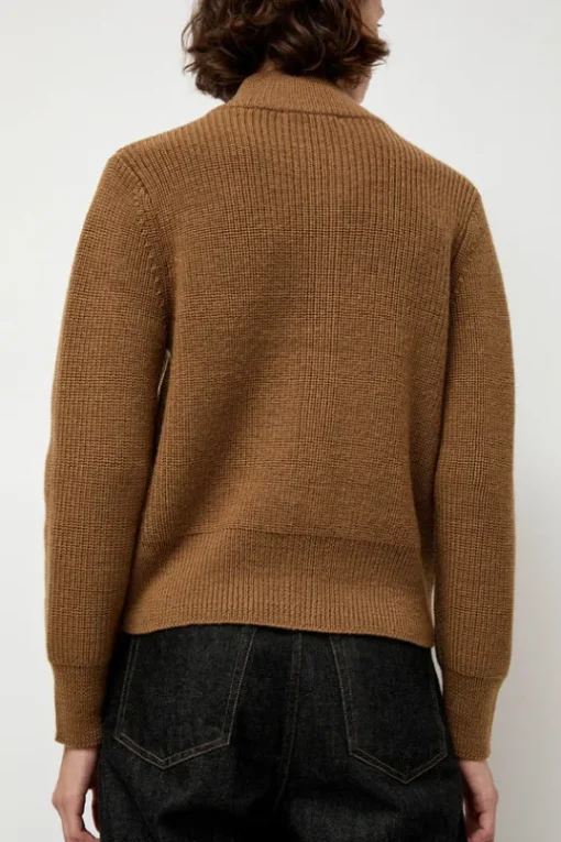 Raw Blouson Cardigan in Bronze
