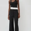 Relaxed Corset Trousers in Noir