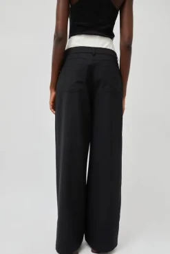 Relaxed Corset Trousers in Noir