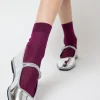 Ribbed Ankle Socks in Susina
