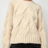 Rita Cable Sweater in Ivory