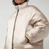 Satin Reversible Outer in Beige