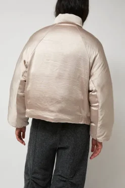 Satin Reversible Outer in Beige