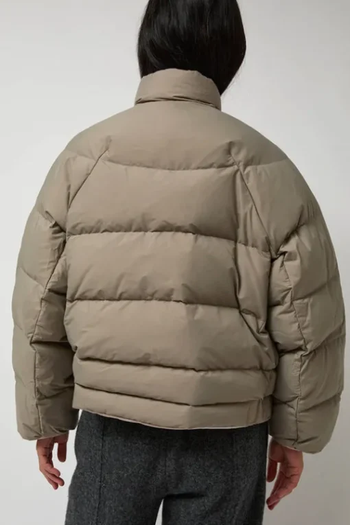 Satin Reversible Outer in Beige
