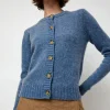 Scottish Cardigan in Greekblue