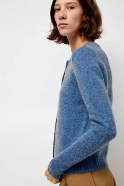 Scottish Cardigan in Greekblue