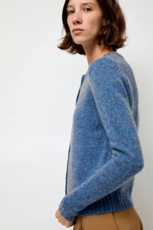 Scottish Cardigan in Greekblue