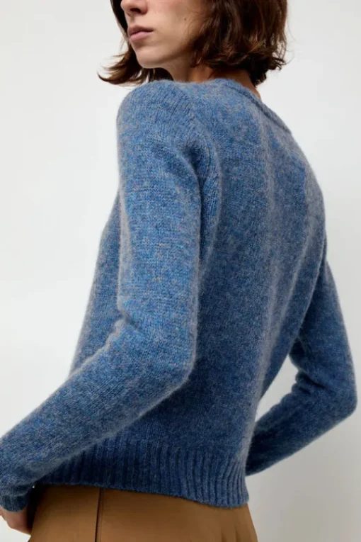 Scottish Cardigan in Greekblue