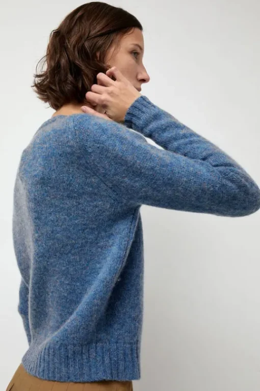 Scottish Cardigan in Greekblue
