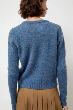 Scottish Cardigan in Greekblue