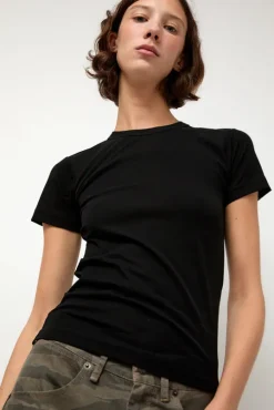 Shrunken Tee in Black