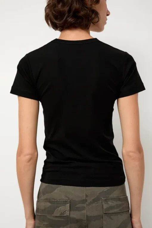 Shrunken Tee in Black