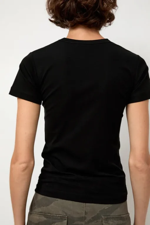 Shrunken Tee in Black