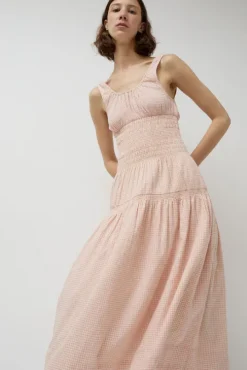 Sigrid Dress in Piquillo Check