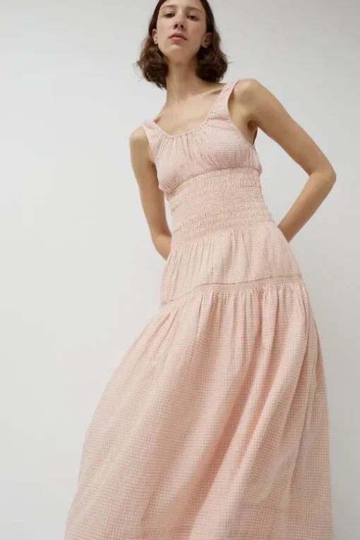 Sigrid Dress in Piquillo Check
