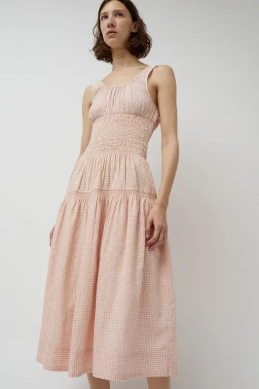 Sigrid Dress in Piquillo Check
