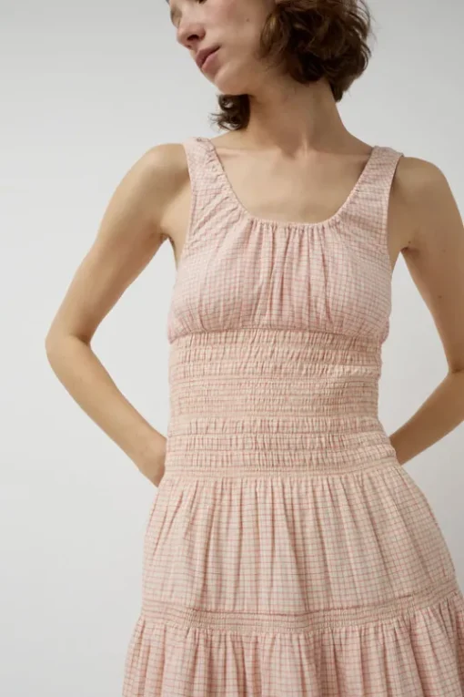 Sigrid Dress in Piquillo Check