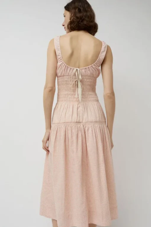 Sigrid Dress in Piquillo Check