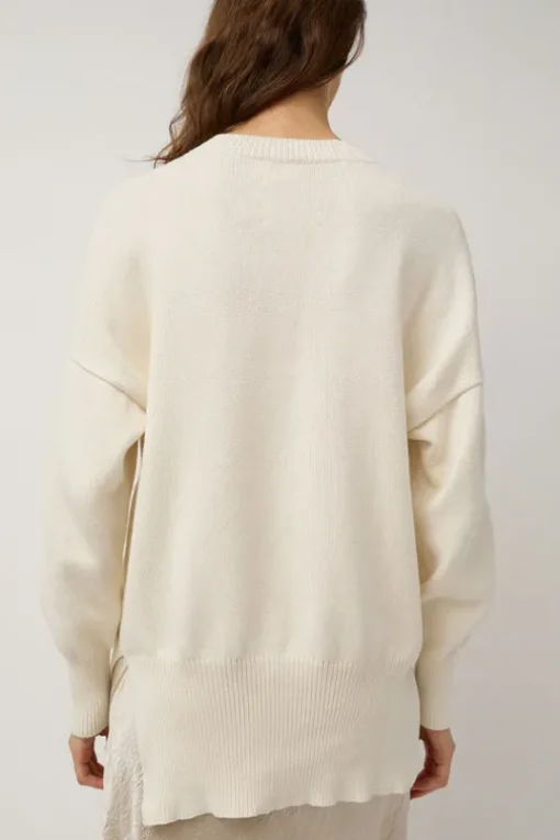 Simple Crewneck in White