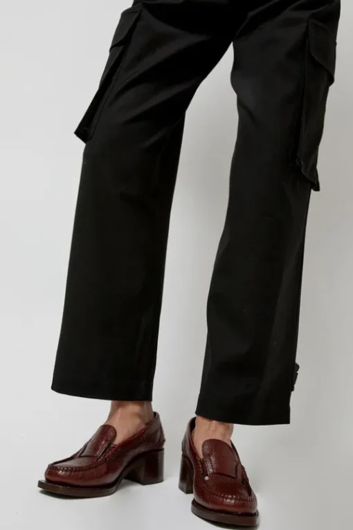 Sineu Heeled Grainy in Cognac