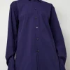 Slim Long Shirt in Ultramarine