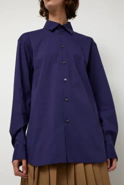 Slim Long Shirt in Ultramarine