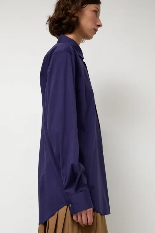 Slim Long Shirt in Ultramarine