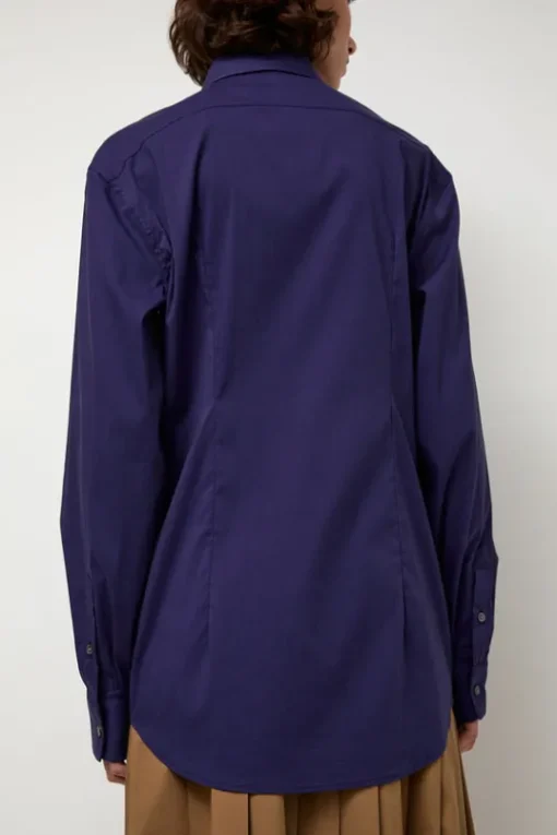 Slim Long Shirt in Ultramarine