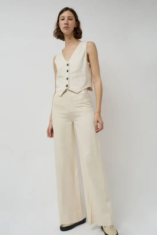 Soft Hank Pant in Bone