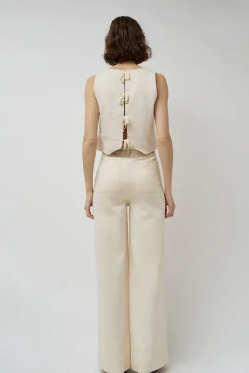 Soft Hank Pant in Bone