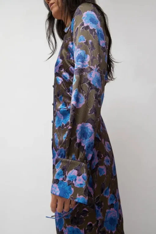 Stella Dress in Violet Roses