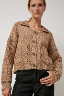 Stitch Cardigan in Fall Mix