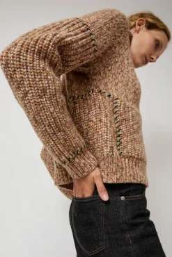 Stitch Cardigan in Fall Mix