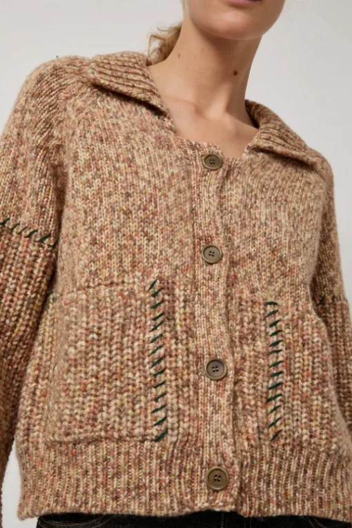 Stitch Cardigan in Fall Mix
