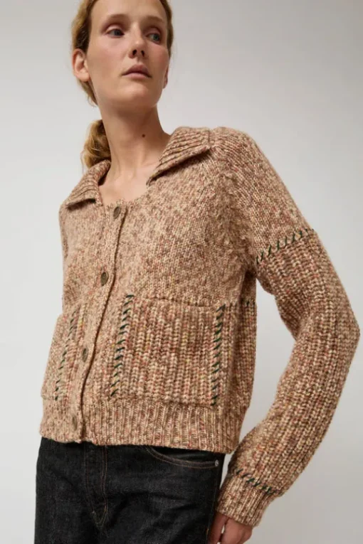Stitch Cardigan in Fall Mix